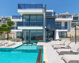 Kaş Kalkan'da Enfes Deniz Manzaralı, Özel Havuzlu, Romantik Villa - 3