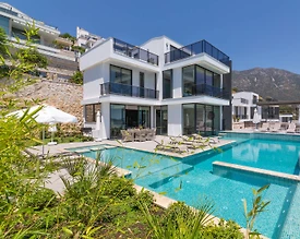 Kaş Kalkan'da Enfes Deniz Manzaralı, Özel Havuzlu, Romantik Villa - 2