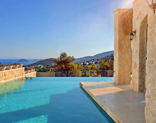 Kaş Kalkan'da Göz Alıcı Deniz Manzaralı, Özel Havuzlu, Ferah Villa - 1