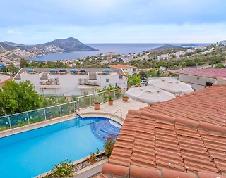Kaş Kalkan'da Doğa ve Deniz Manzaralı, Özel Havuzlu, Otantik Villa - 5