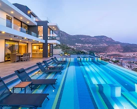 Kaş Kalkan'da Benzersiz Deniz Manzaralı, Özel Havuzlu, İhtişamlı Villa - 2