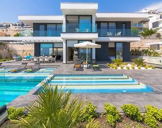 Kaş Kalkan'da Benzersiz Deniz Manzaralı, Özel Havuzlu, İhtişamlı Villa - 4