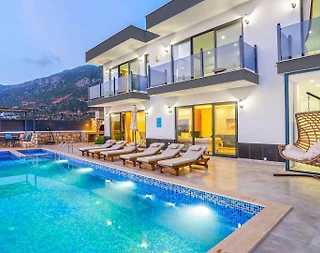 Kaş Bezirgan'da Deniz Manzaralı, Özel Havuzlu, Jakuzili, Lüks Villa - 1