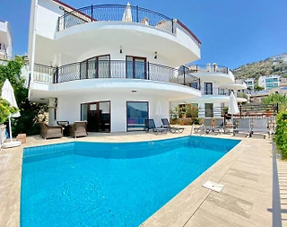 Kaş Kalkan'da Enfes Deniz Manzaralı, Özel Havuzlu, Modern Villa - 1