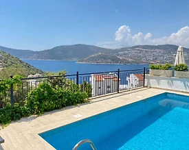 Kaş Kalkan'da Enfes Deniz Manzaralı, Özel Havuzlu, Modern Villa - 3