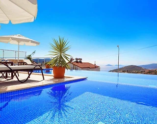 Kaş Kalkan'da Deniz Manzaralı, Özel Havuzlu, Lüks Villa - 4