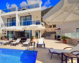 Kaş Kalkan'da Deniz Manzaralı, Özel Havuzlu, Lüks Villa - 2