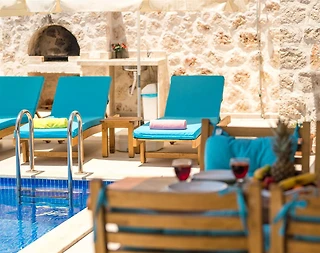 Kaş Kördere'de Büyüleyici Deniz Manzaralı, Özel Havuzlu, Kiralık Villa - 4