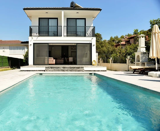 Muğla Ortaca'da Denize Yakın Konumda, Özel Havuzlu, 3+1 Villa - 1