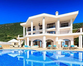 Kaş Kalkan'da Göz Alıcı Deniz Manzaralı, Özel Havuzlu, Lüks Villa - 4