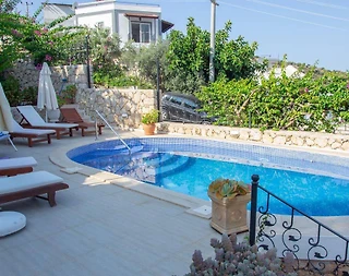 Kaş Kalkan'da Merkezi Konumda, Özel Havuzlu, 10 Kişilik Villa - 4