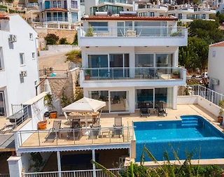 Kaş Kalkan'da Denize Yürüme Mesafesinde, Özel Havuzlu, Konforlu Villa - 4