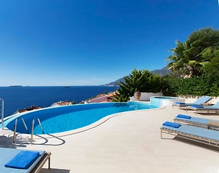 Kaş Çukurbağ'da Doğa ve Deniz Manzaralı, Özel Havuzlu, Ferah Villa - 4