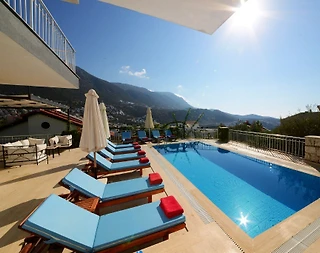 Kalkan'da Deniz Manzaralı, Özel Havuzlu, Merkezi Konumda Villa - 3