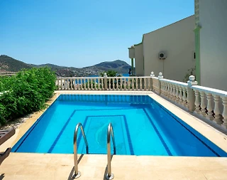 Kaş Kalkan'da Enfes Deniz Manzaralı, Özel Havuzlu, Kiralık Villa - 5