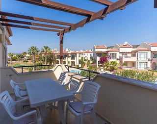 Didim Akbük'te Deniz Manzaralı, Tesis İçerisinde, Şık Dubleks Ev - 3