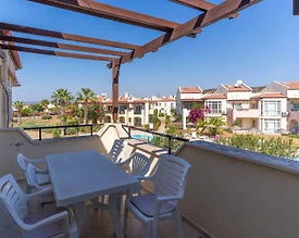 Didim Akbük'te Deniz Manzaralı, Tesis İçerisinde, Kiralık Dubleks Ev - 3