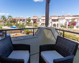 Didim Akbük'te Modern Tasarımlı, Tesis İçerisinde, Kiralık Dubleks Ev - 2