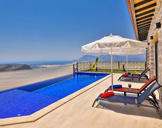 Kaş İslamlar'da Çekirdek Ailelere Uygun, Özel Havuzlu, Otantik Villa - 5