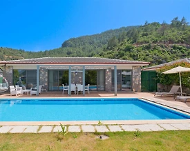 Fethiye Kayaköy'de Modern Tasarımlı, Özel Havuzlu, 2+1 Villa - 2