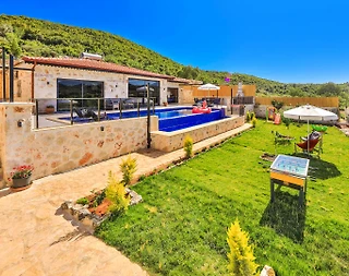 Kaş Belenli'de Enfes Doğa İçerisinde, Özel Havuzlu, Kiralık Villa - 3