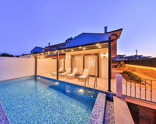 Kaş Andifli'de Çekirdek Ailelere Uygun, Özel Havuzlu, Modern Villa - 5