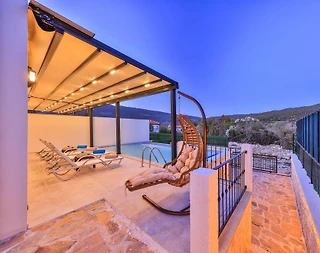 Kaş Andifli'de Balayı Çiftlerine Uygun, Özel Havuzlu, 2+1 Villa - 5