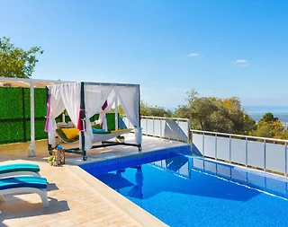 Kaş İslamlar'da Göz Alıcı Doğa İçerisinde, Özel Havuzlu, Şık Villa - 5