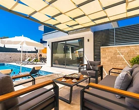 Kaş Bezirgan'da Çekirdek Ailelere Uygun, Özel Havuzlu, Modern Villa - 3