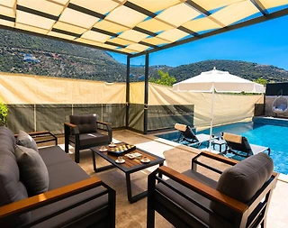 Kaş Bezirgan'da Çekirdek Ailelere Uygun, Özel Havuzlu, Modern Villa - 2