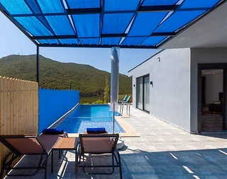 Kaş Sarıbelen'de Göz Alıcı Doğa İçerisinde, Özel Havuzlu, Şık Villa - 2