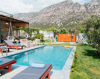 Muğla Seydikemer'de Doğa İçerisinde, Özel Havuzlu, 4 Kişilik Villa - 5