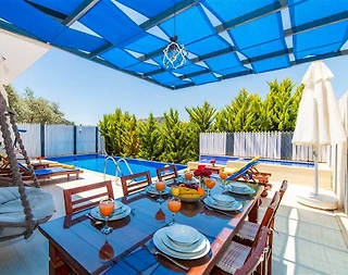 Kaş Üzümlü'de Doğayla Baş Başa, Yetişkin ve Çocuk Havuzlu, 2+1 Villa - 4