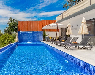 Kaş İslamlar'da Sakin Konumda, Özel Havuzlu, Modern Villa - 4