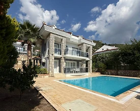 Fethiye Ölüdeniz'de Geniş Ailelere Uygun, Özel Havuzlu, Modern Villa - 2