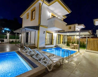 Marmaris Çetibeli'nde Yeşillikler İçerisinde, Özel Havuzlu, Lüks Villa - 3