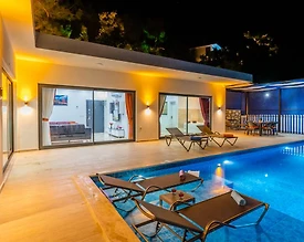 Kaş İslamlar'da Doğayla Baş Başa, Özel Havuzlu, Modern Balayı Villası - 3