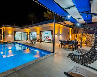 Kaş İslamlar'da Doğayla Baş Başa, Özel Havuzlu, Modern Balayı Villası - 4