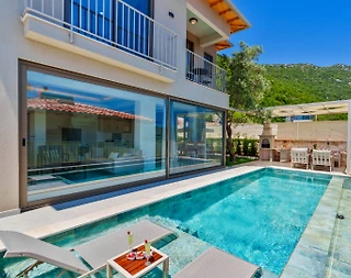 Kaş Çukurbağ'da Huzurlu Doğada, Özel Havuzlu, Kiralık Villa - 3