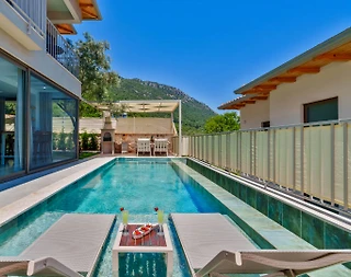 Kaş Çukurbağ'da Huzurlu Doğada, Özel Havuzlu, Kiralık Villa - 4