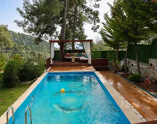 Kaş İslamlar'da Doğa Manzaralı, Özel Havuzlu, Balayı Villası - 5