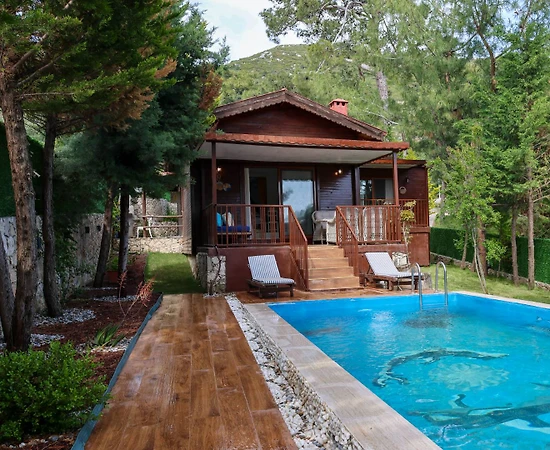 Kaş İslamlar'da Doğa Manzaralı, Özel Havuzlu, Balayı Villası - 1