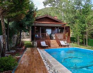 Kaş İslamlar'da Doğa Manzaralı, Özel Havuzlu, Balayı Villası - 1