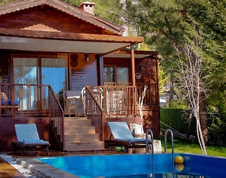 Kaş İslamlar'da Doğa Manzaralı, Özel Havuzlu, Balayı Villası - 3