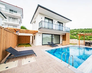 Kaş Ağullu'da Çekirdek Ailelere Uygun, Özel Havuzlu, 2+1 Villa - 5