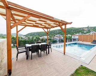 Kaş Ağullu'da Çekirdek Ailelere Uygun, Özel Havuzlu, 2+1 Villa - 4