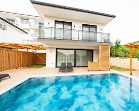 Kaş Ağullu'da Modern Tasarımlı, Özel Havuzlu, 4 Kişilik Villa - 2
