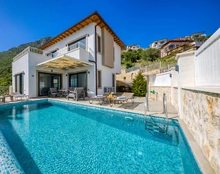 Kaş Çukurbağ'da Yeşillikler İçerisinde, Özel Havuzlu, 6 Kişilik Villa - 1