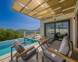 Kaş Çukurbağ'da Yeşillikler İçerisinde, Özel Havuzlu, 6 Kişilik Villa - 3