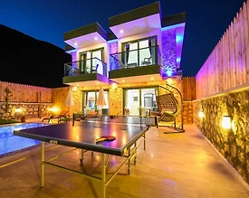 Kaş Bezirgan'da Doğayla Baş Başa, Özel Havuzlu, Balayı Villası  - 2